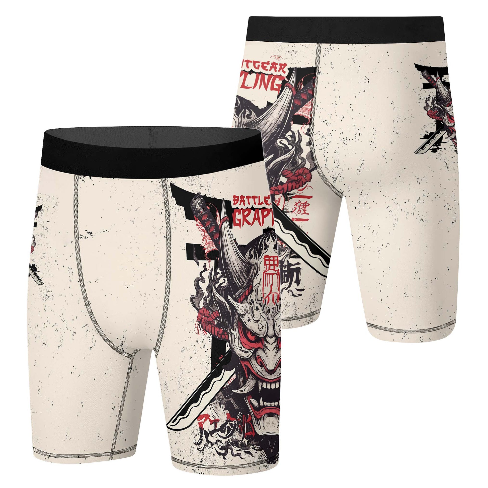 Ivory Demon Compression Shorts