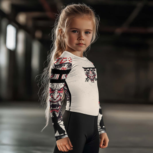 Ivory Demon Kids Rash Guard