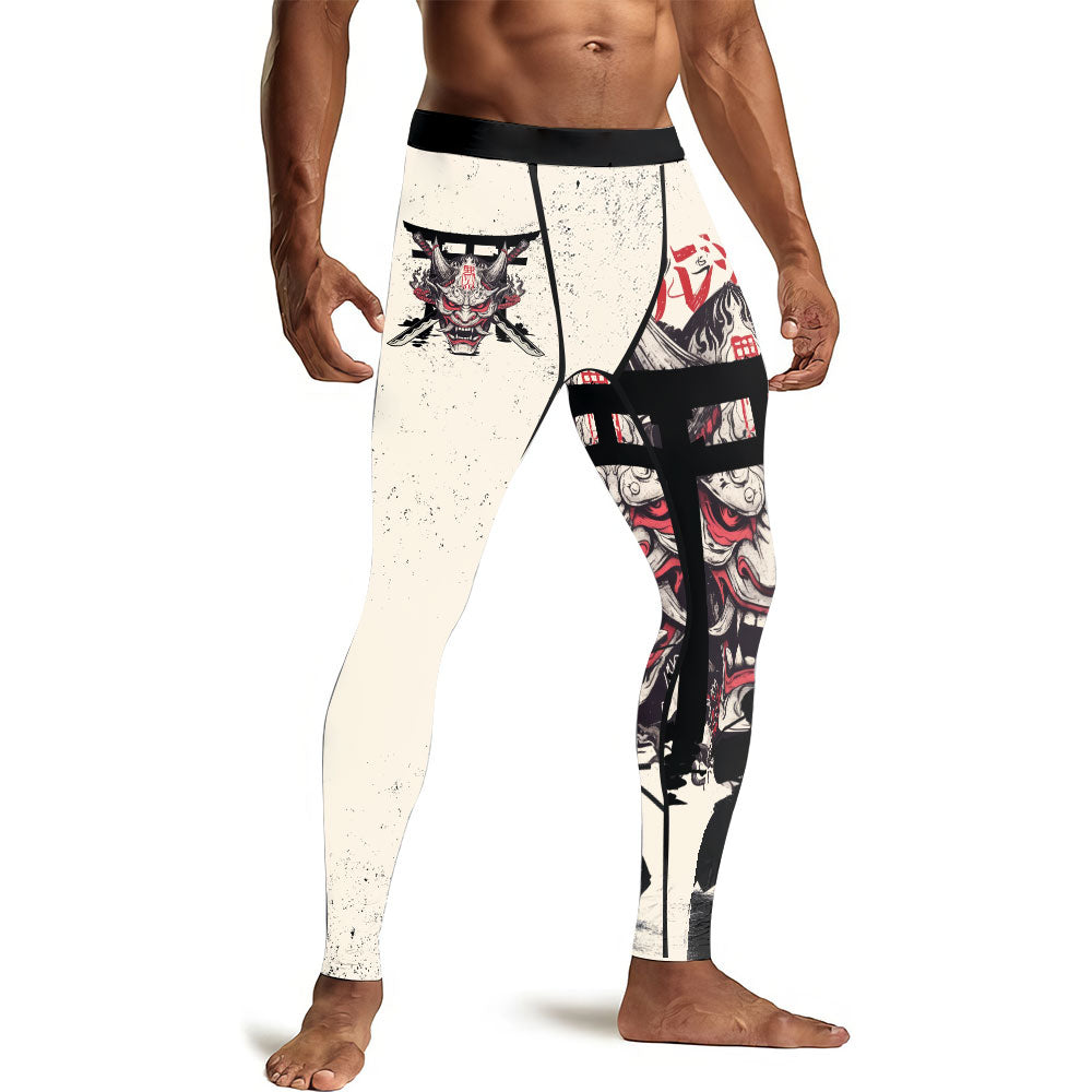Ivory Demon Men's Compression Leggings
