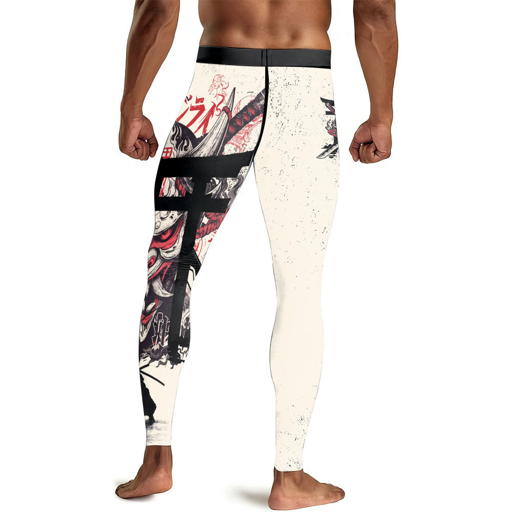 Ivory Demon Men's Compression Leggings