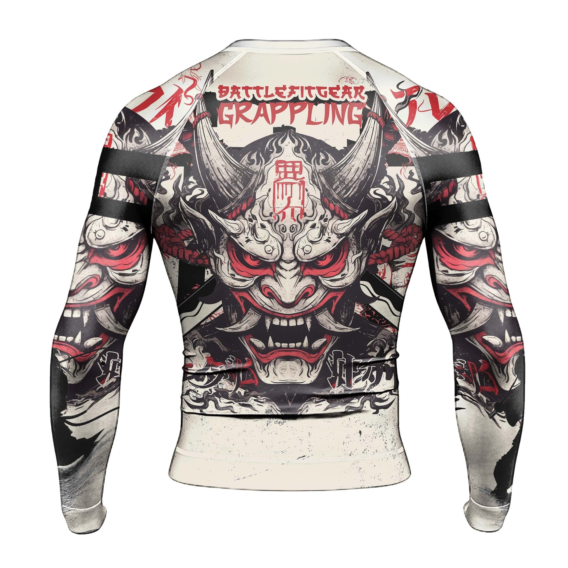 Ivory Demon Men's Long Sleeve Rash Guard
