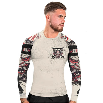 Ivory Demon Men's Long Sleeve Rash Guard