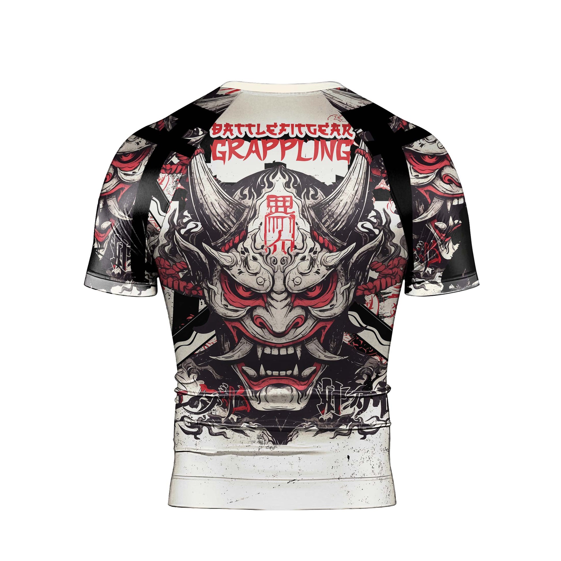 Ivory Demon Men's Short Sleeve Rash Guard