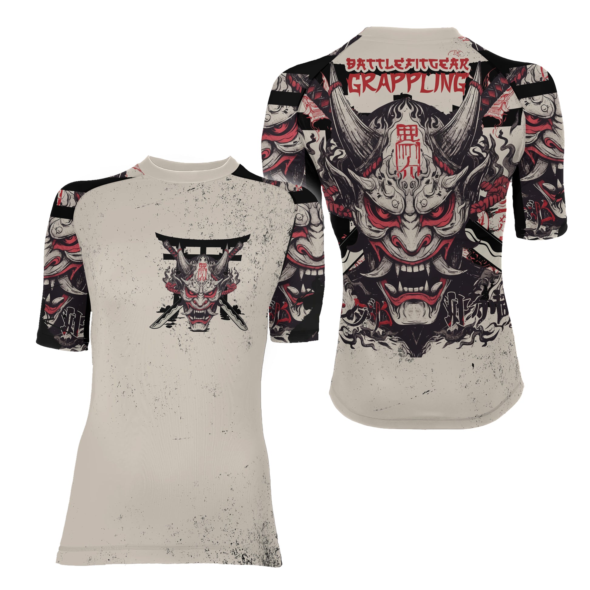 Ivory Demon Women's Short Sleeve Rash Guard