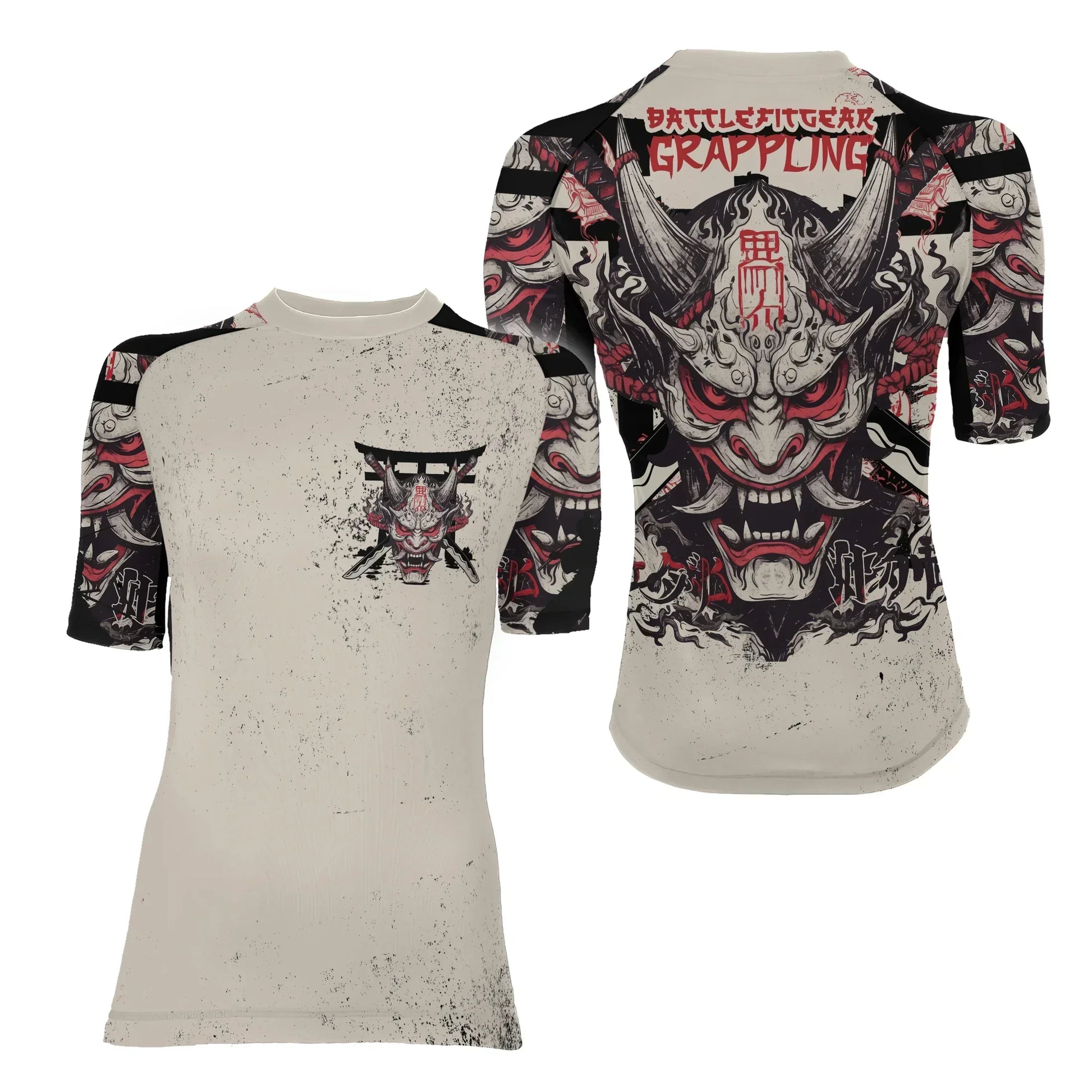 Ivory Demon Women's Short Sleeve Rash Guard