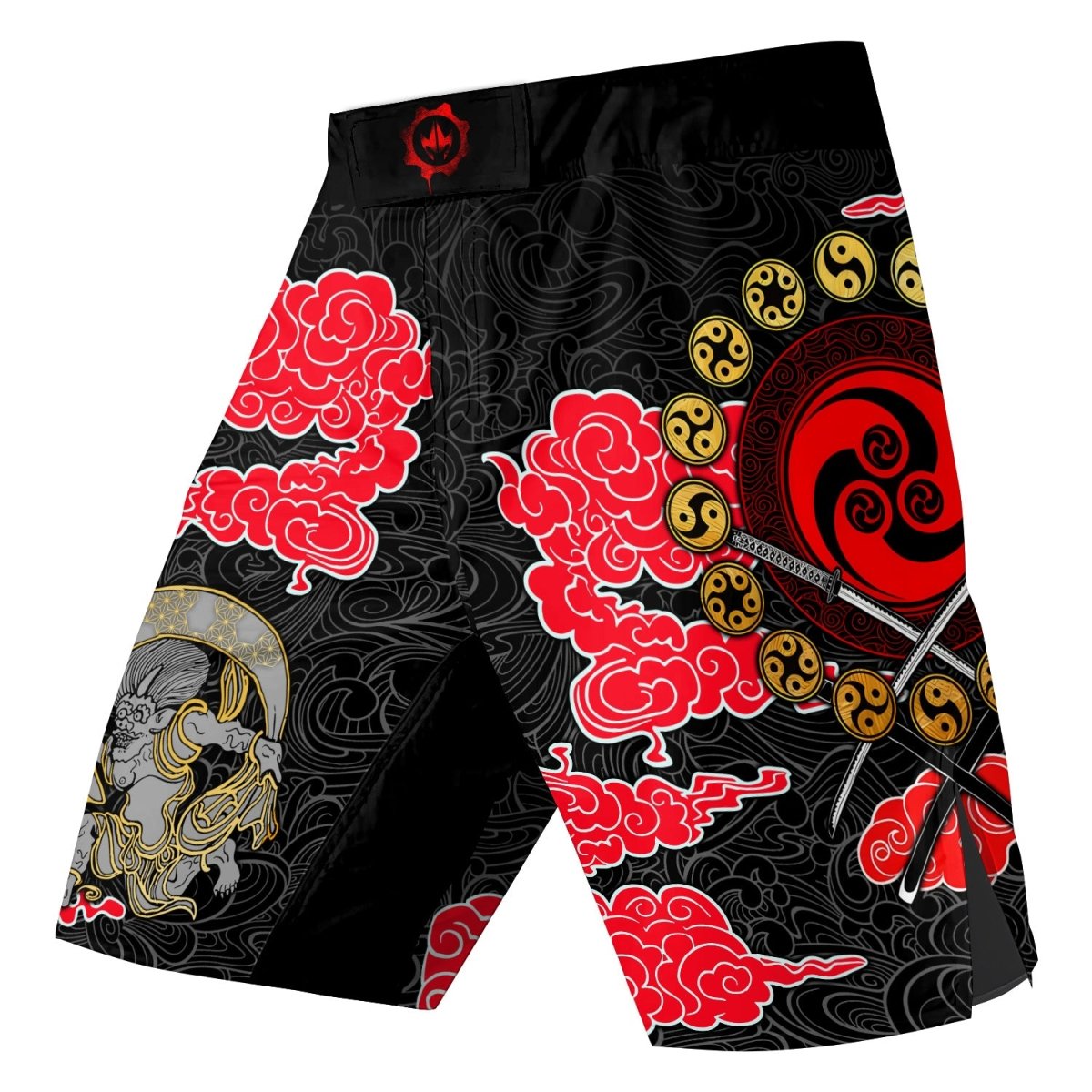 Japanese Raijin And Fujin Fight Shorts - BattleFitGear