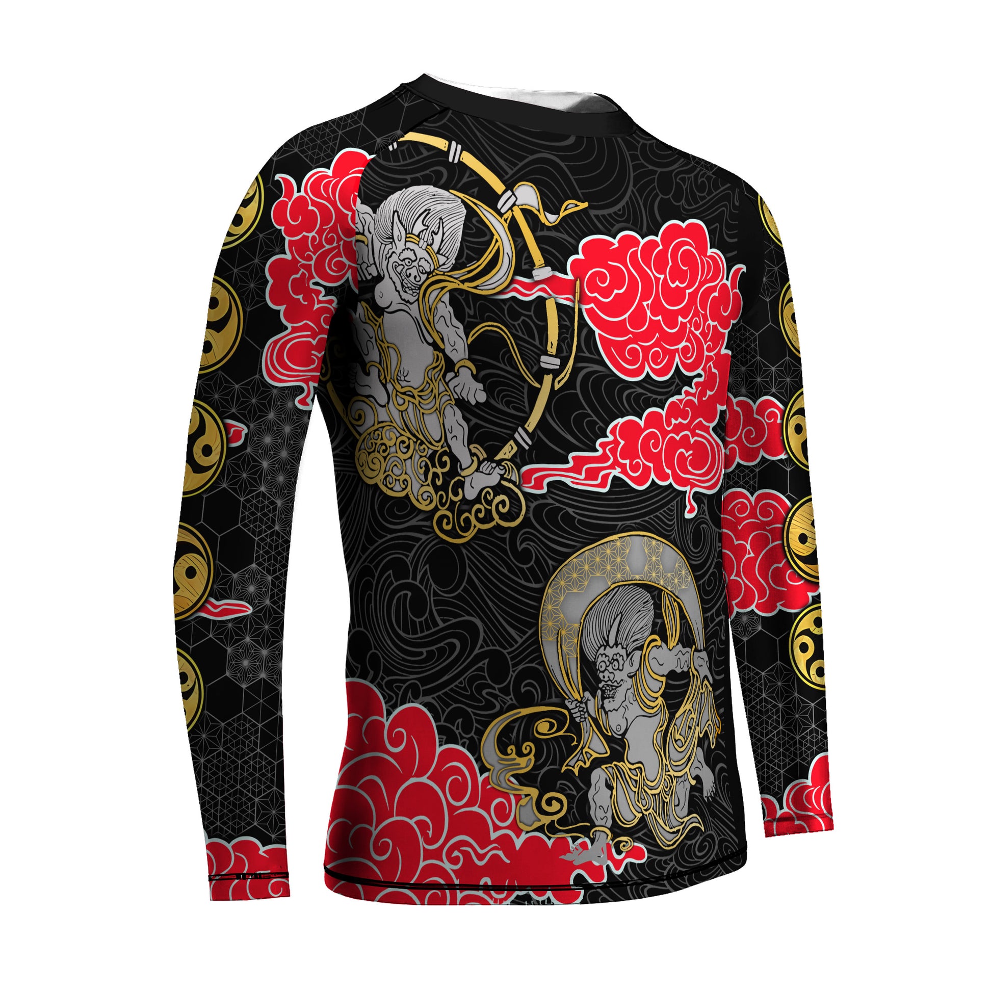 Japanese Raijin And Fujin Kids Rash Guard