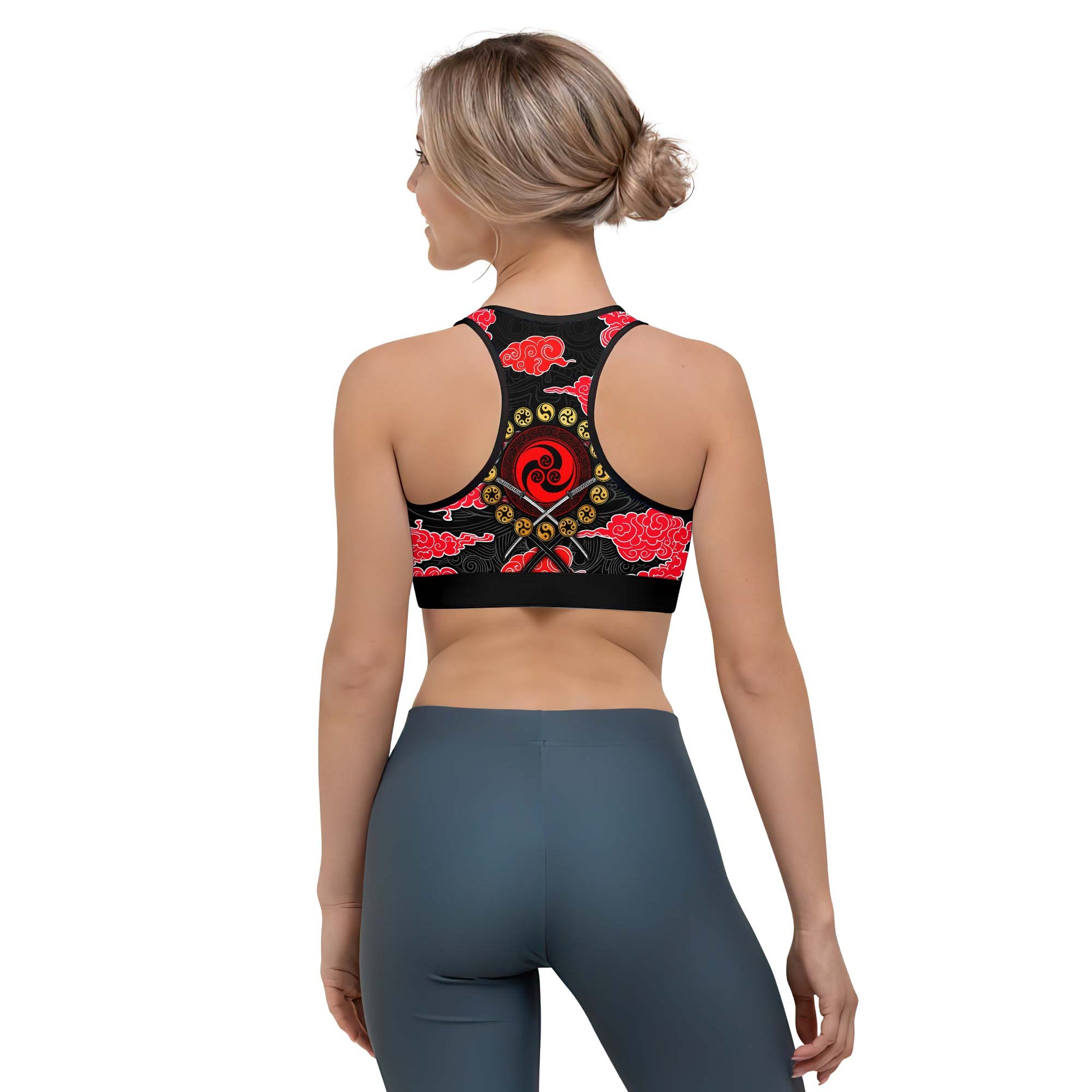 Japanese Raijin And Fujin Women's Sports Bra