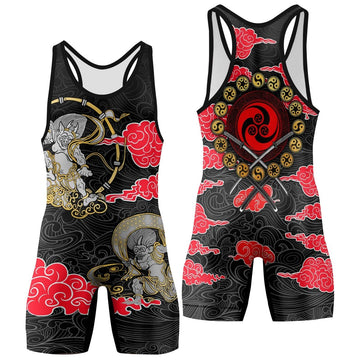 Japanese Raijin And Fujin Wrestling Singlets - BattleFitGear