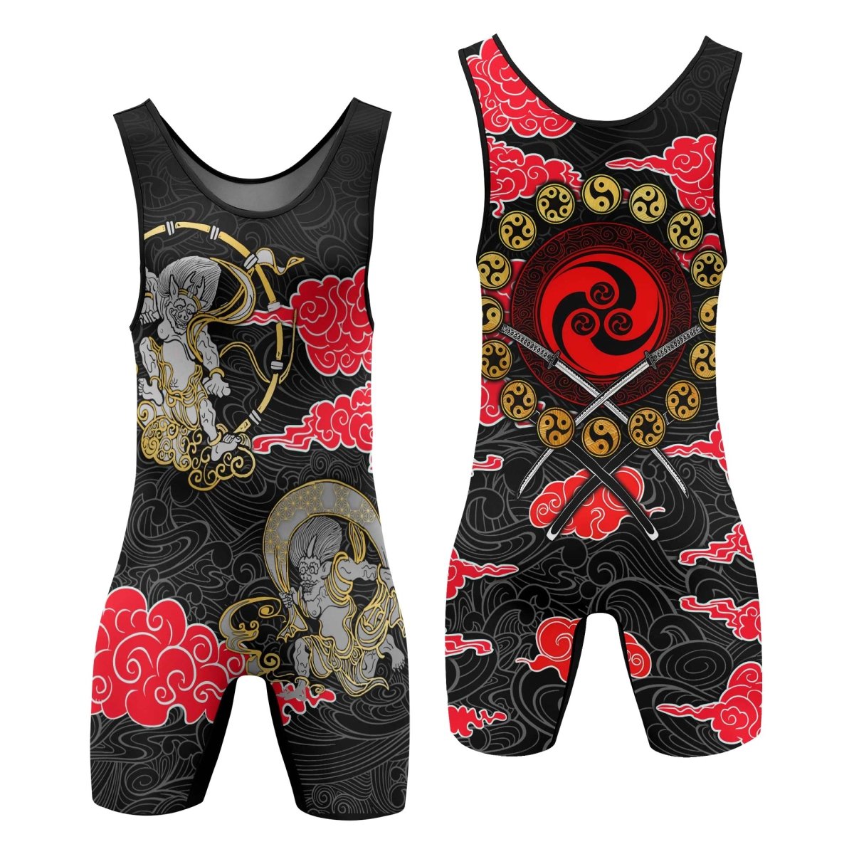 Japanese Raijin And Fujin Wrestling Singlets - BattleFitGear