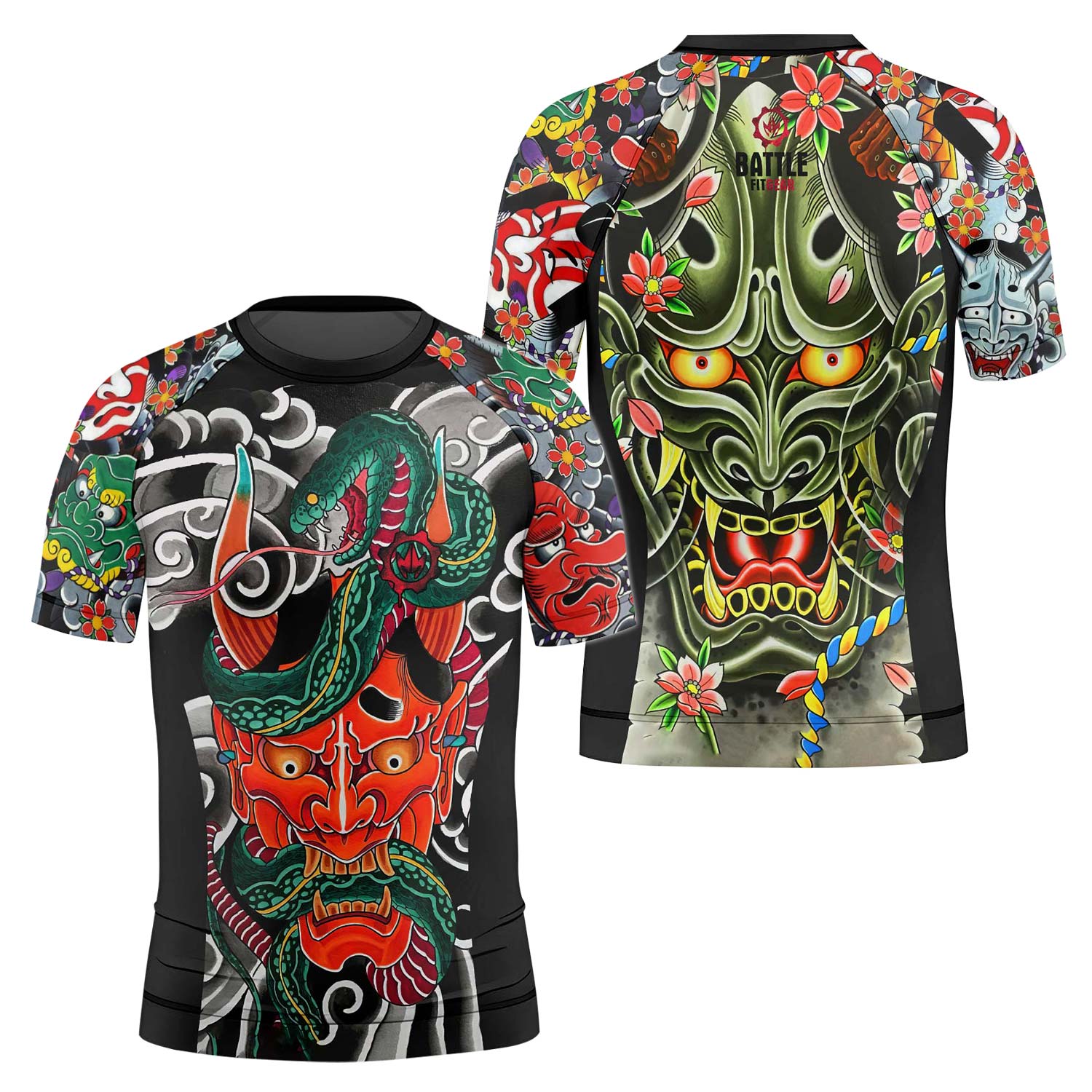 Japanese Viper Oni Kids Rash Guard - BattleFitGear
