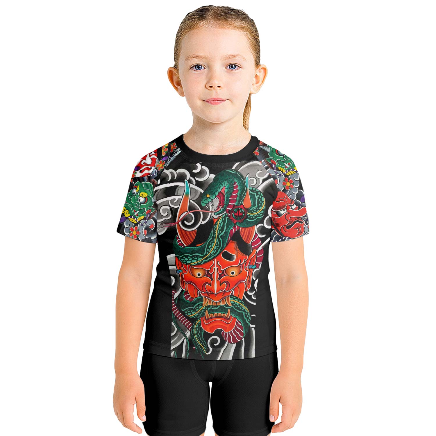 Japanese Viper Oni Kids Rash Guard - BattleFitGear