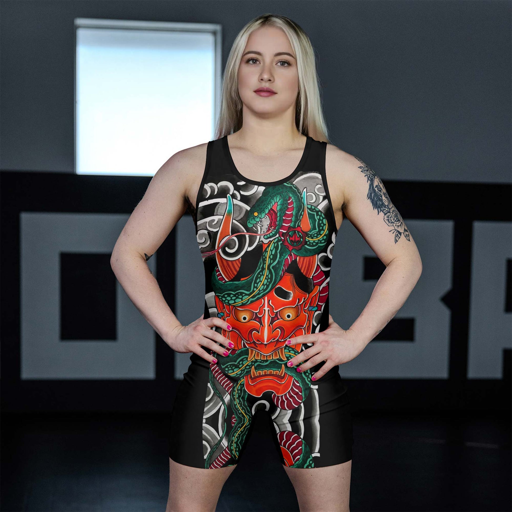 Japanese Viper Oni Wrestling Singlets