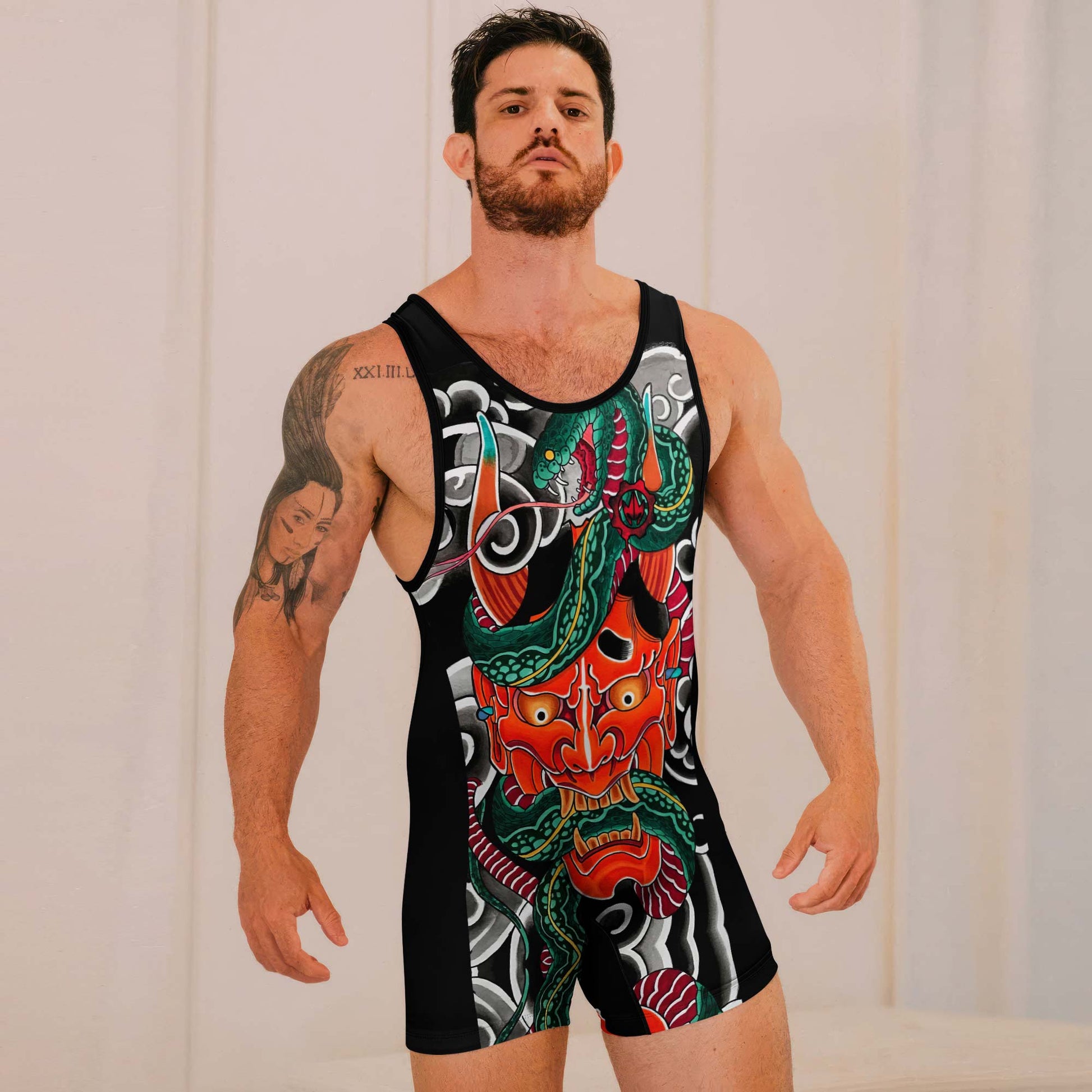 Japanese Viper Oni Wrestling Singlets