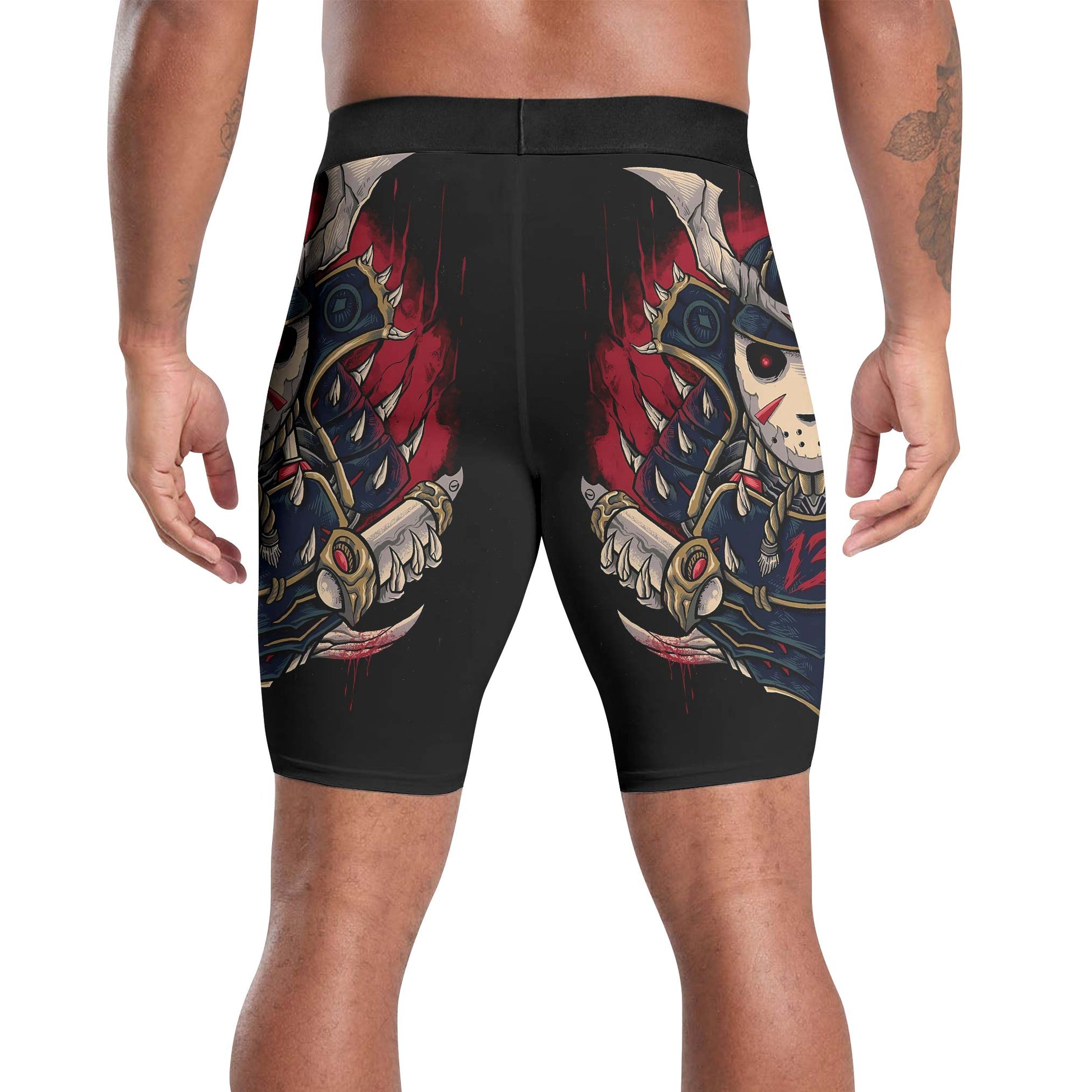 Jason Voorhees Samurai Compression Shorts