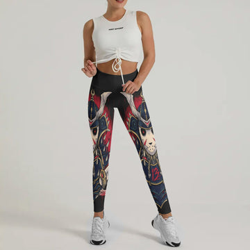 Jason Voorhees Samurai Leggings