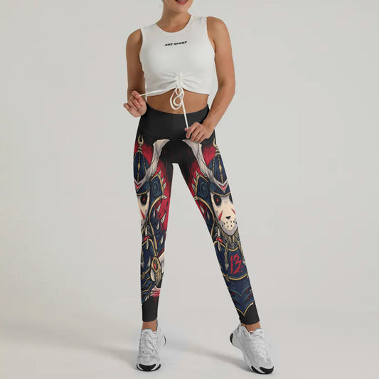 Jason Voorhees Samurai Leggings