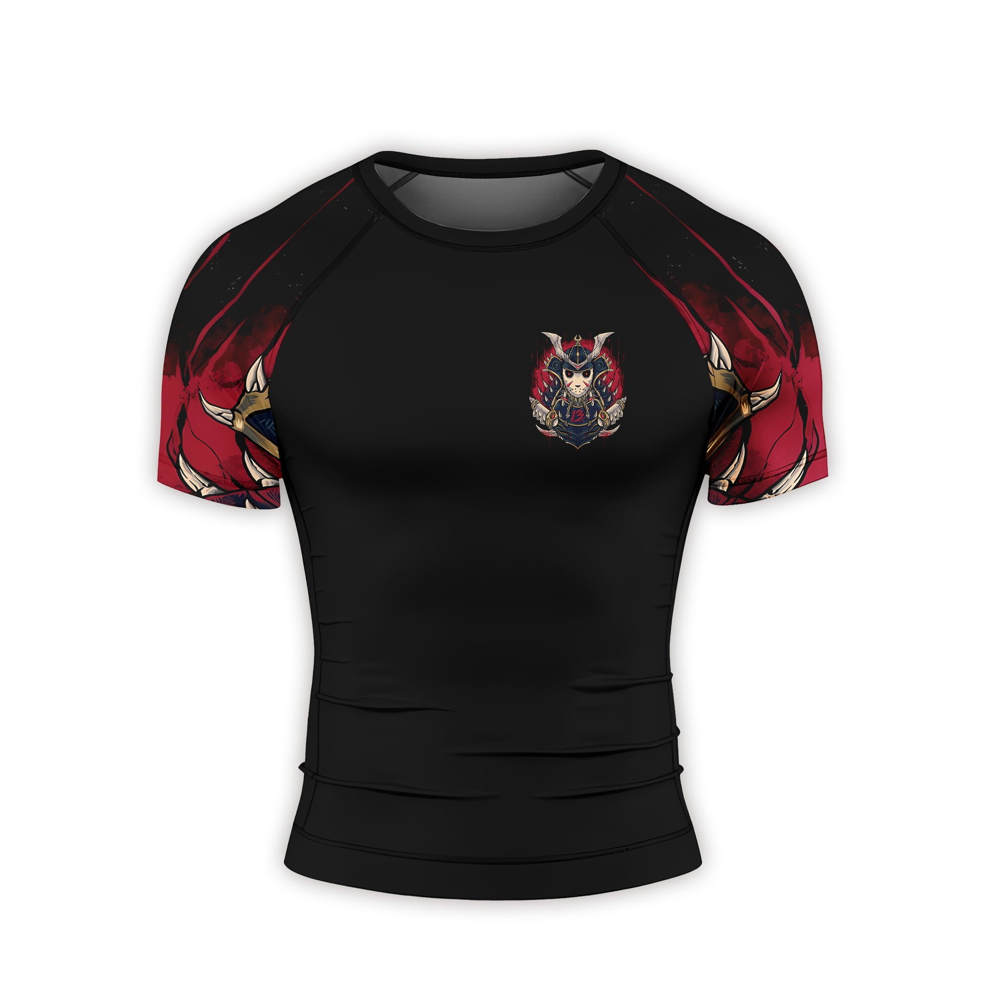 Jason Voorhees Samurai Men's Long Sleeve Rash Guard