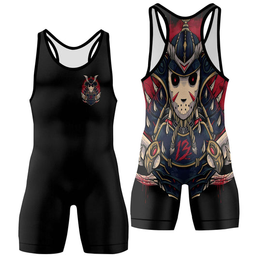 Jason Voorhees Samurai Wrestling Singlets