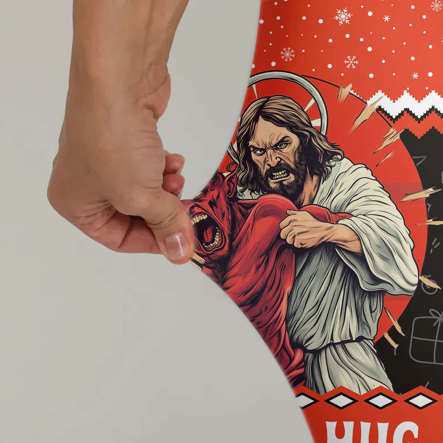 Jesus Deadly Hug Leggings