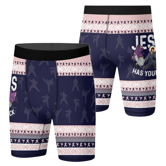 Jesus Has Your Back Compression Shorts