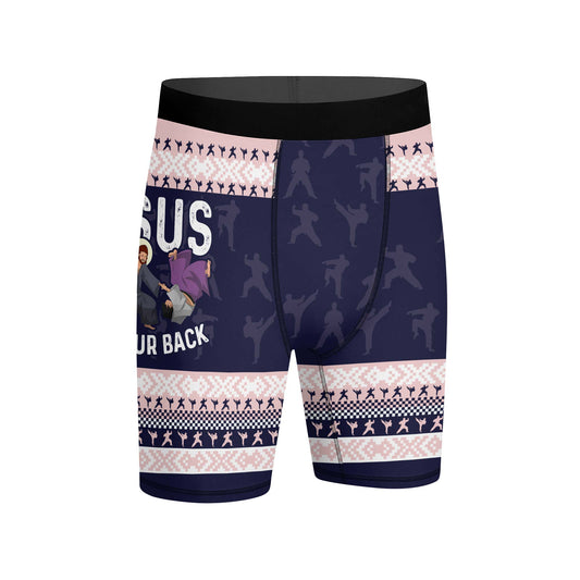Jesus Has Your Back Compression Shorts