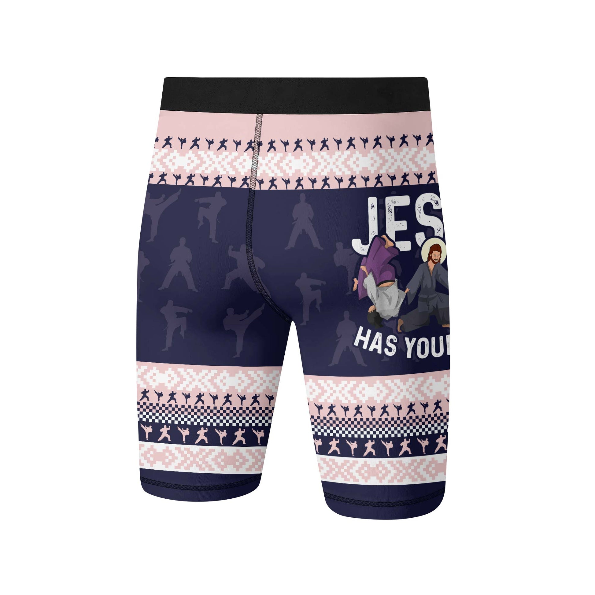 Jesus Has Your Back Compression Shorts