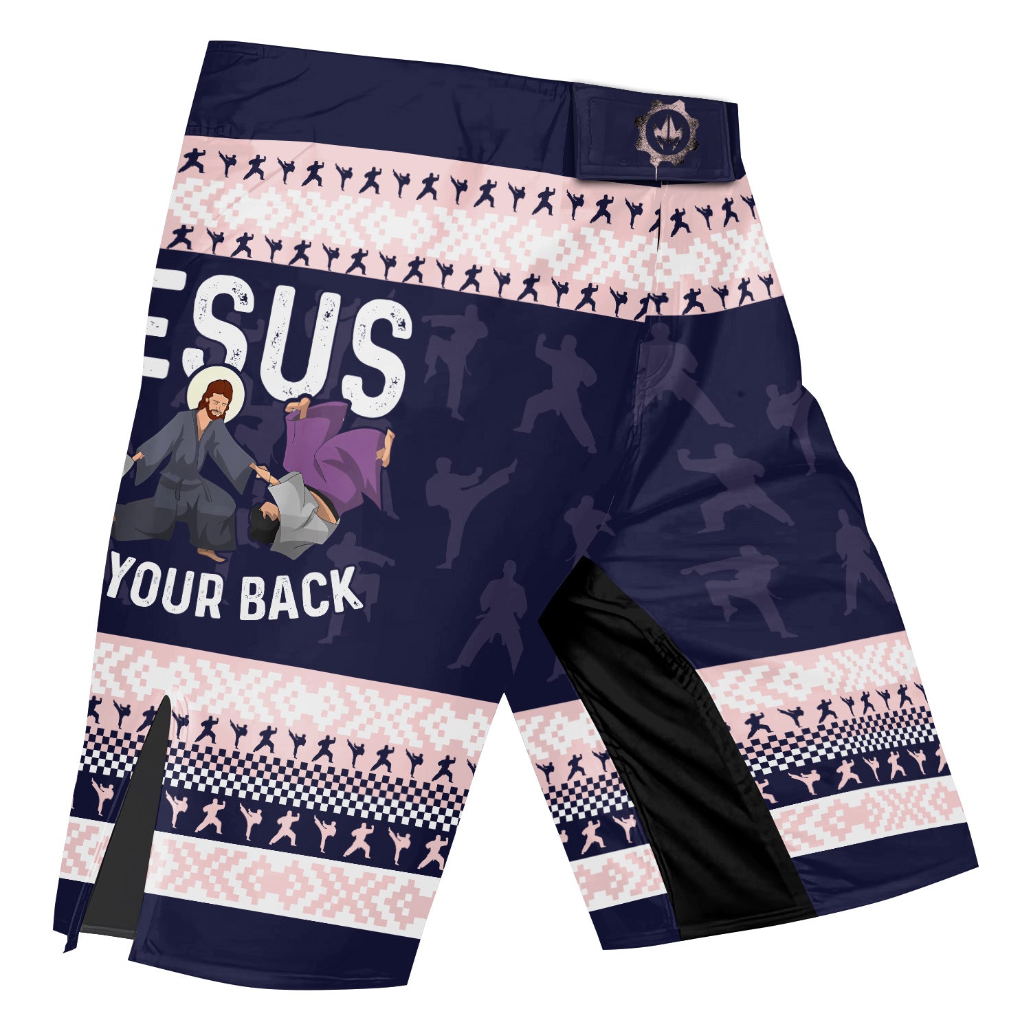 Jesus Has Your Back Fight Shorts