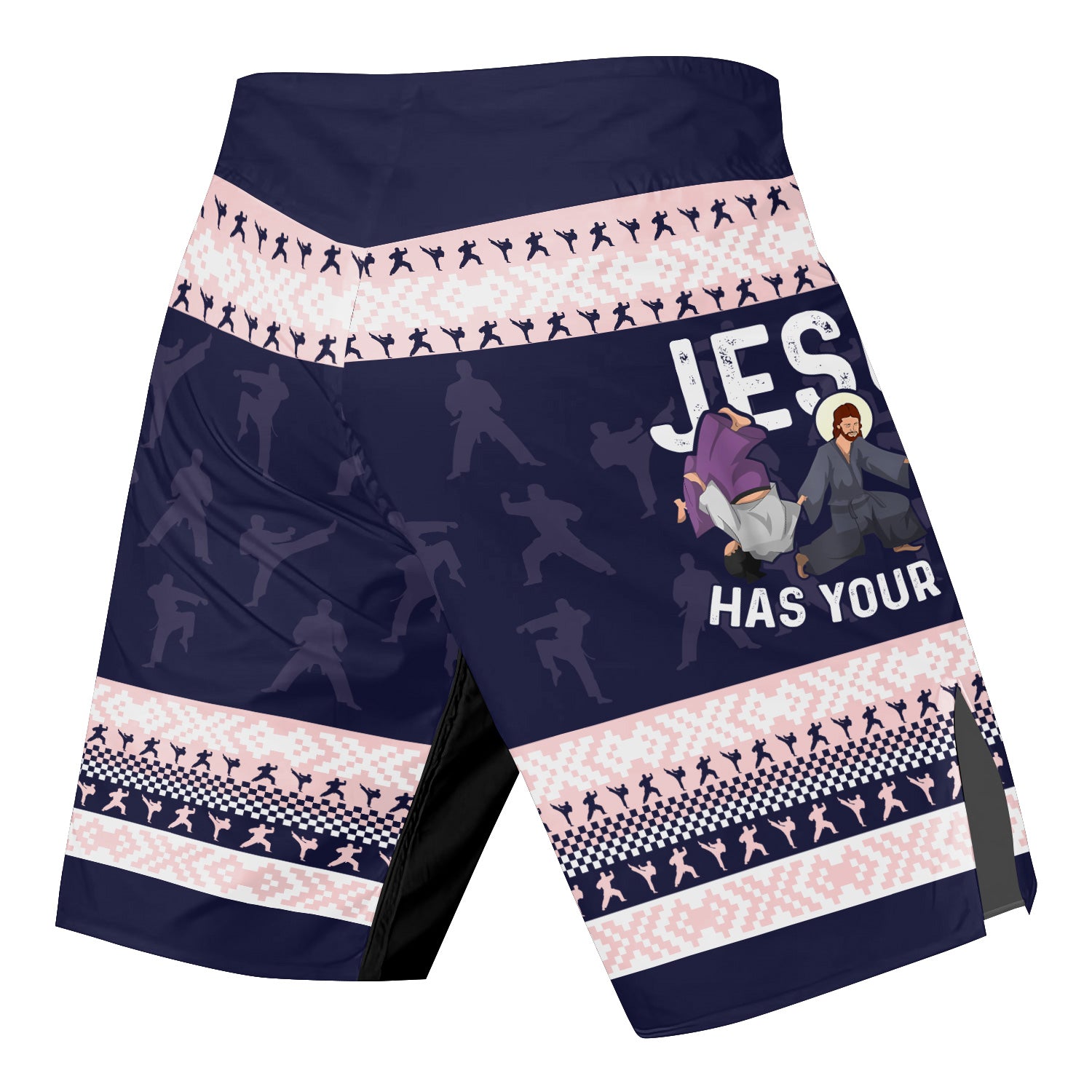 Jesus Has Your Back Fight Shorts