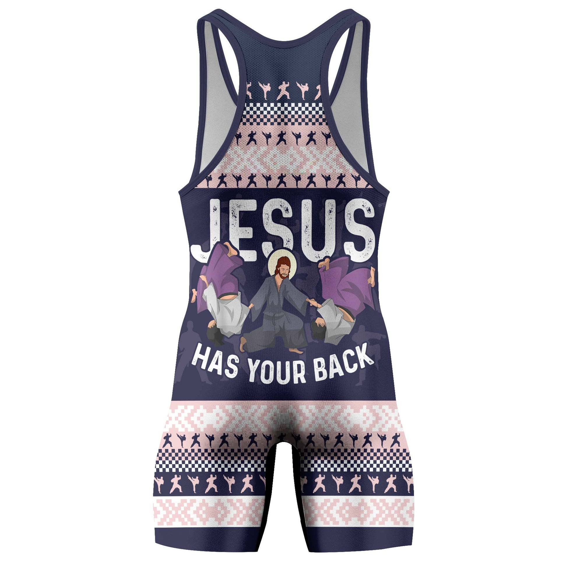 Jesus Has Your Back Wrestling Singlets
