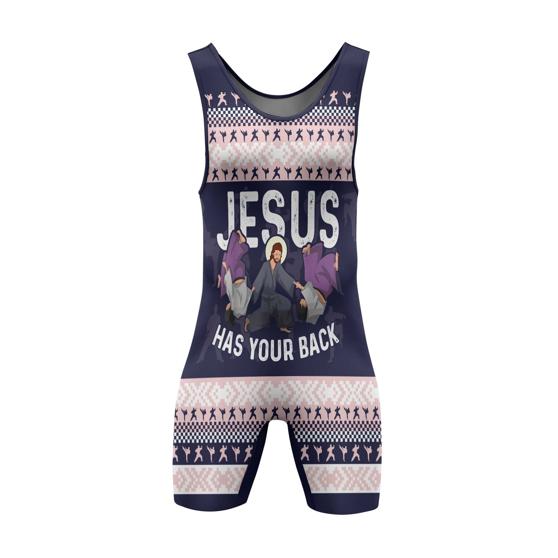 Jesus Has Your Back Wrestling Singlets