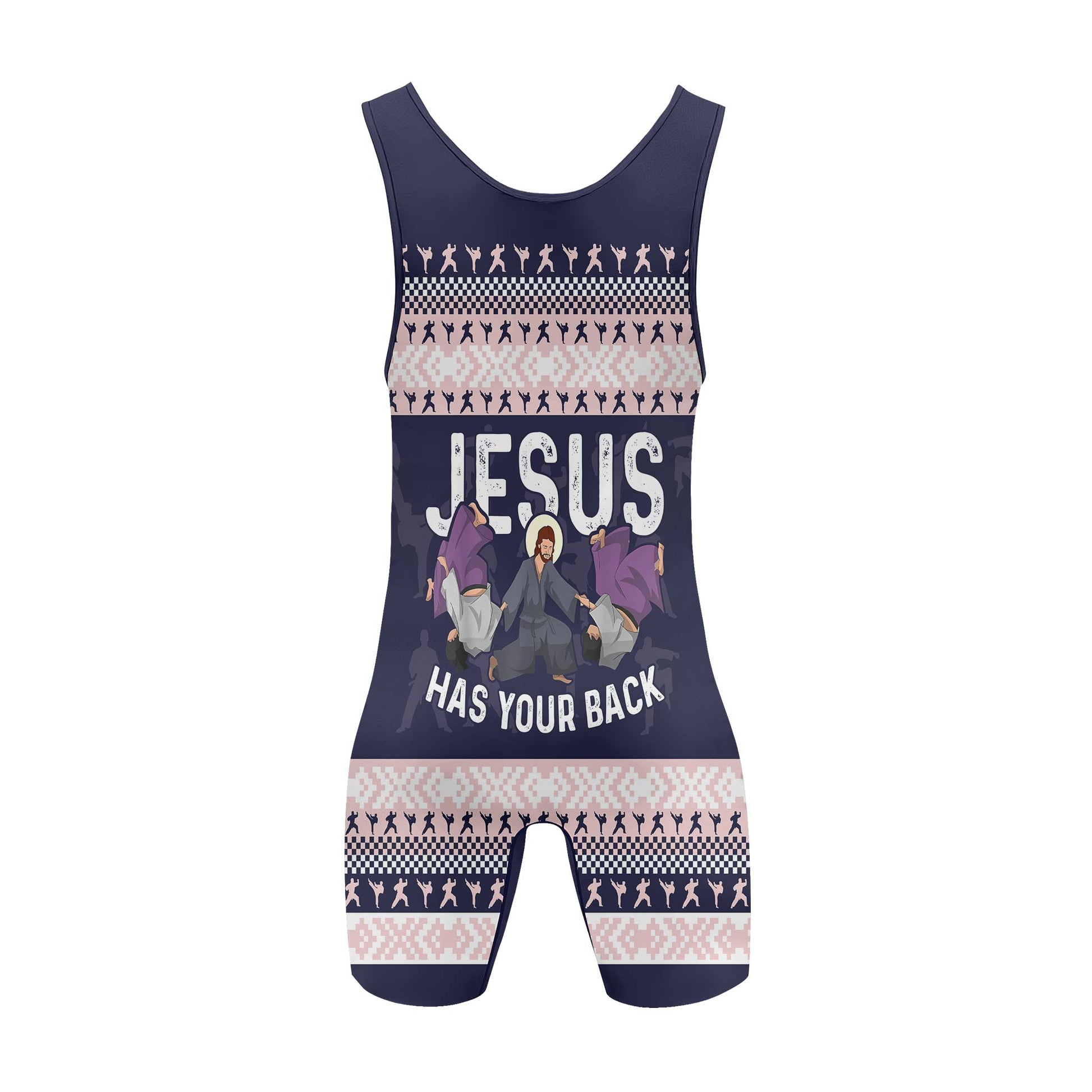 Jesus Has Your Back Wrestling Singlets