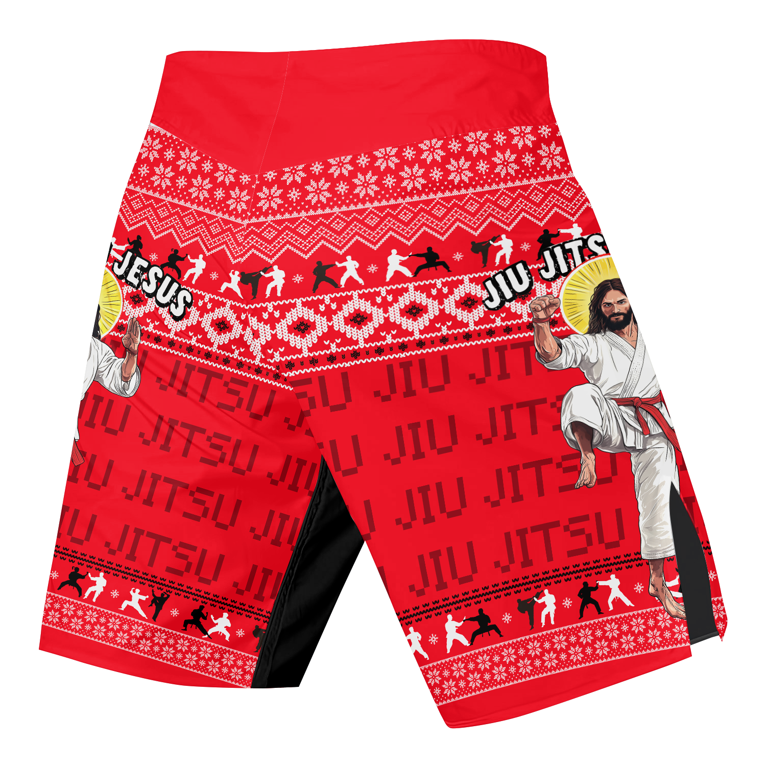 Jesus Jiu Jitsu Fight Shorts