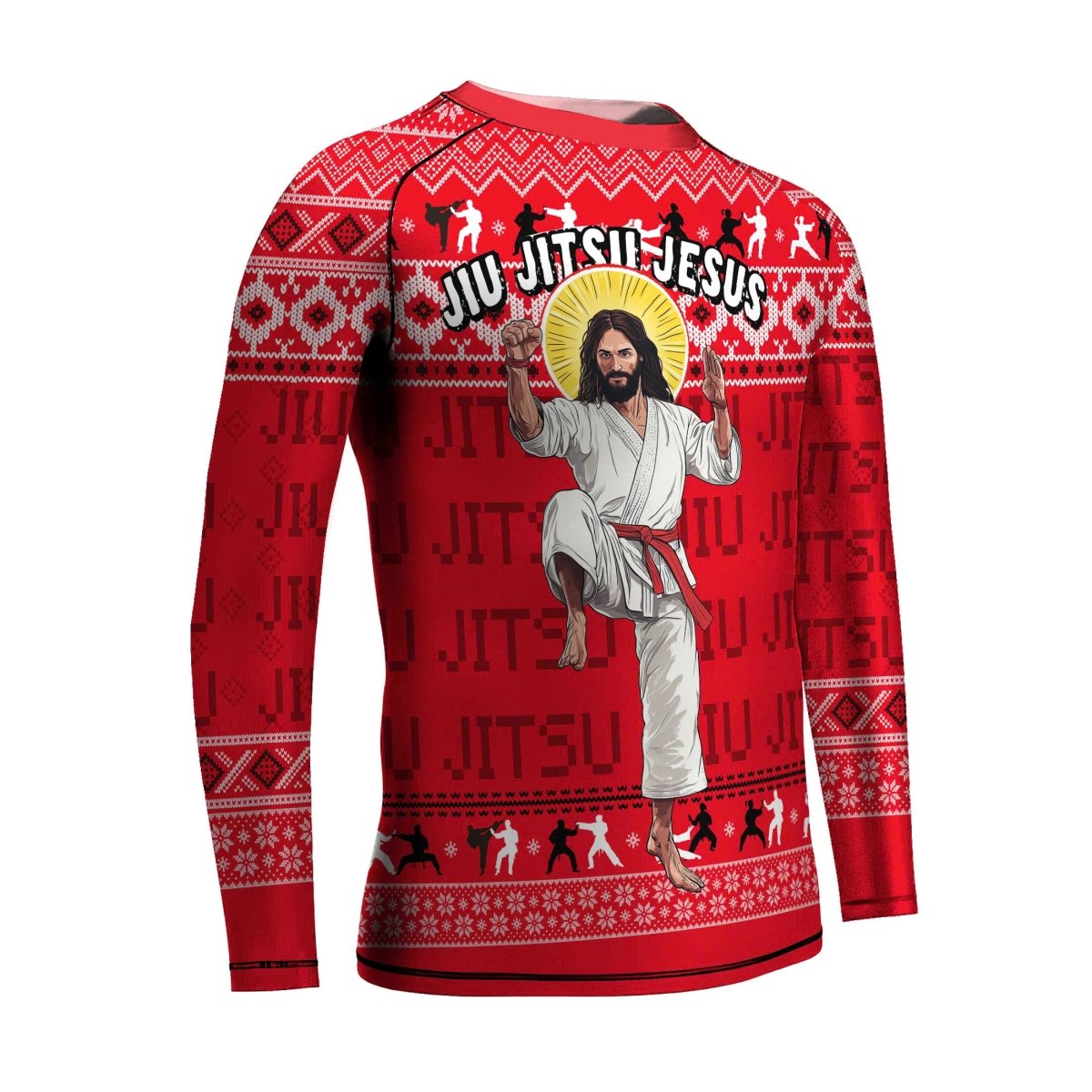 Jesus Jiu Jitsu Kids Rash Guard - BattleFitGear