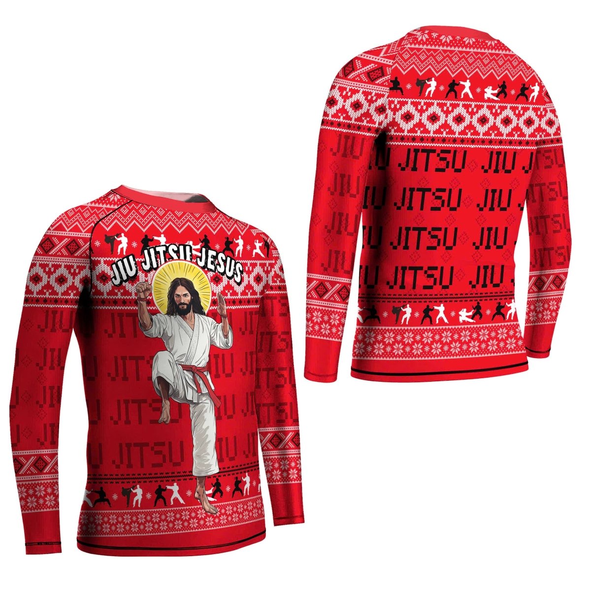 Jesus Jiu Jitsu Kids Rash Guard - BattleFitGear