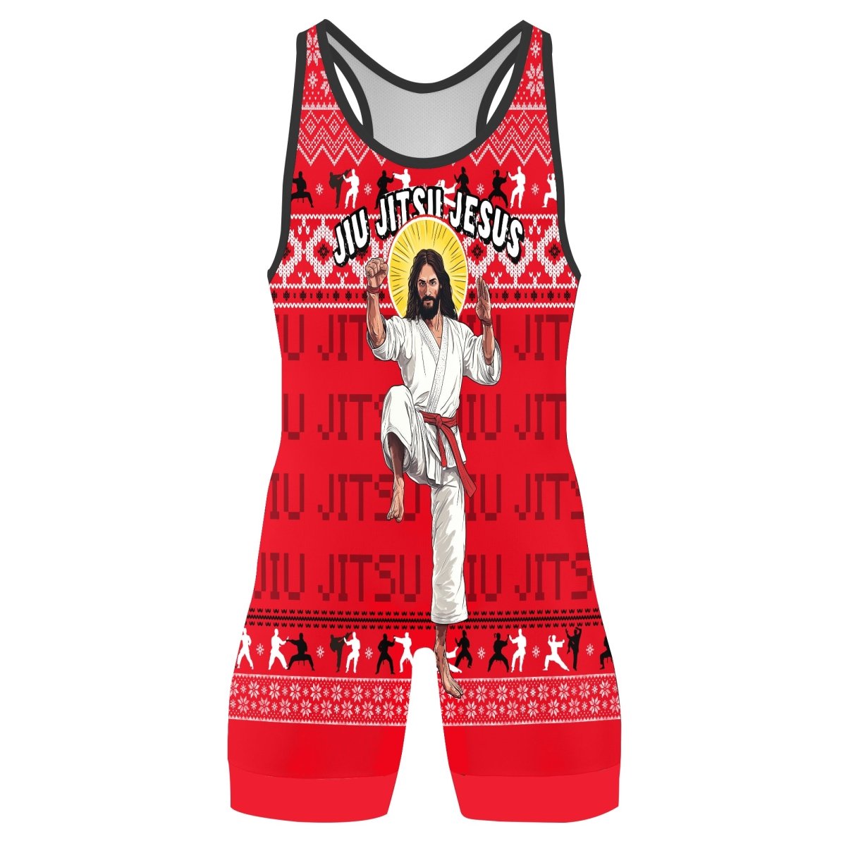 Jesus Jiu Jitsu Wrestling Singlets - BattleFitGear