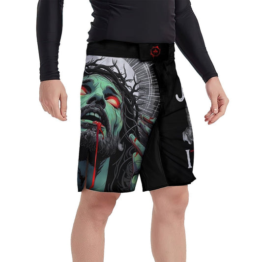 Jesus Paid All Fight Shorts - BattleFitGear