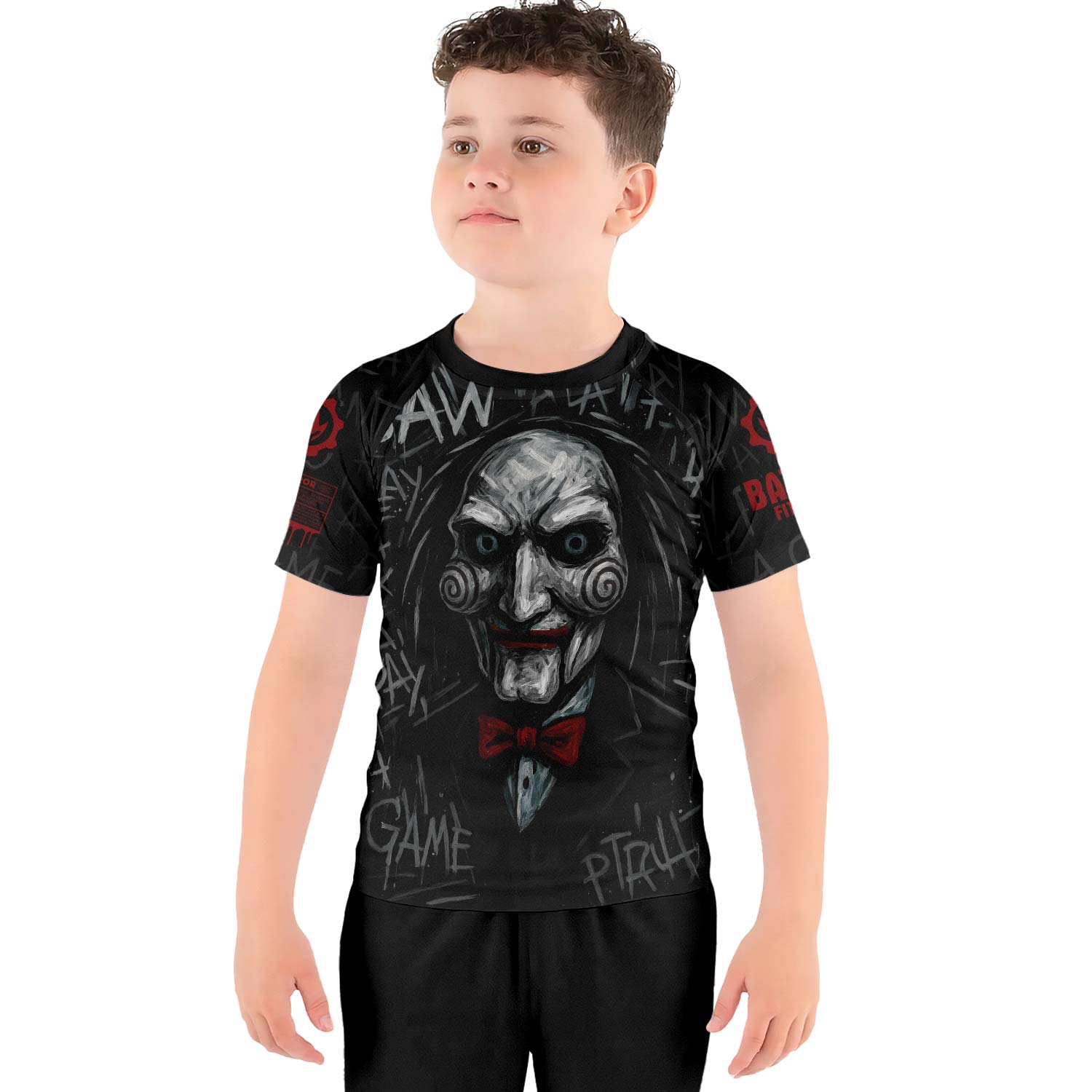 Jigsaw Game Kids Rash Guard - BattleFitGear