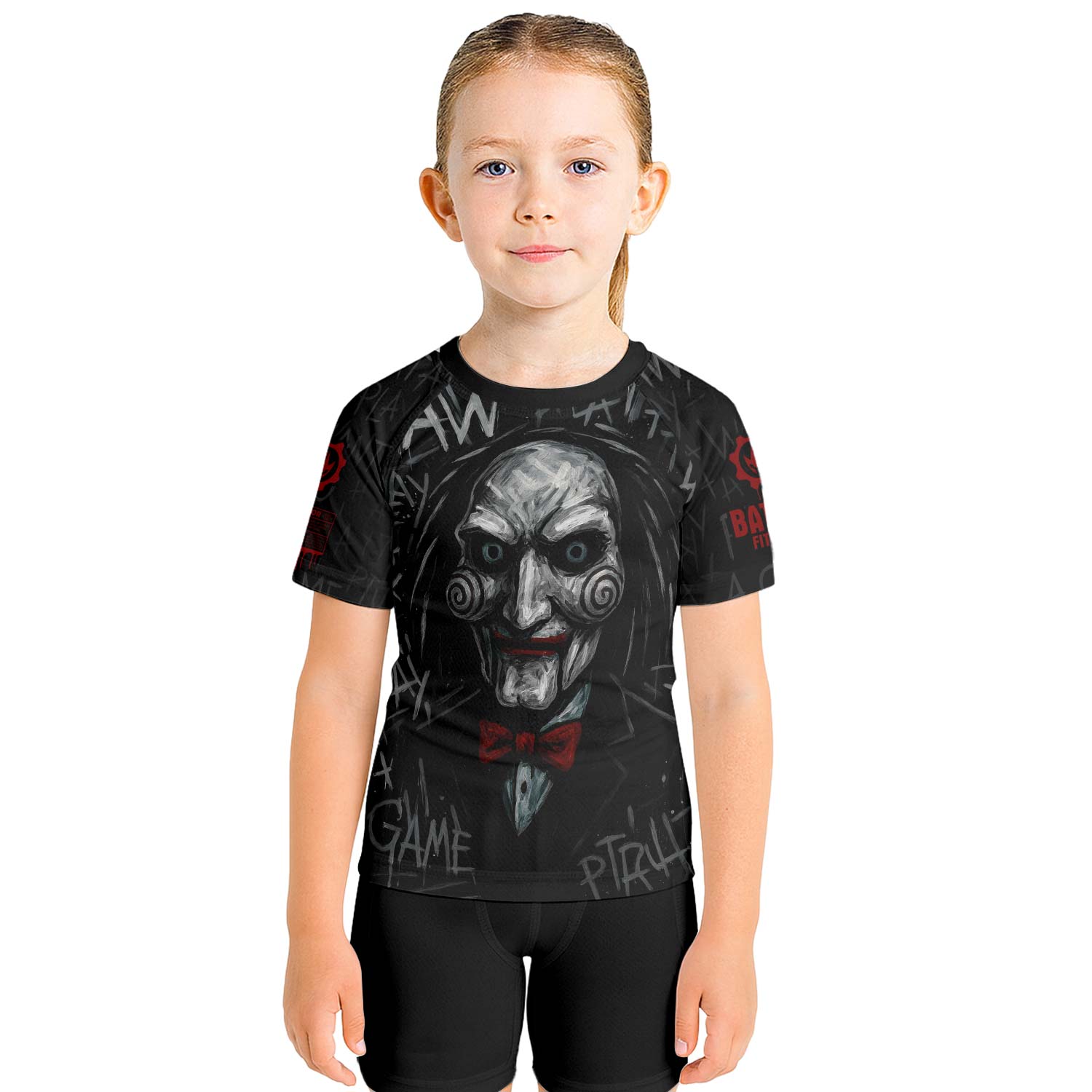 Jigsaw Game Kids Rash Guard - BattleFitGear