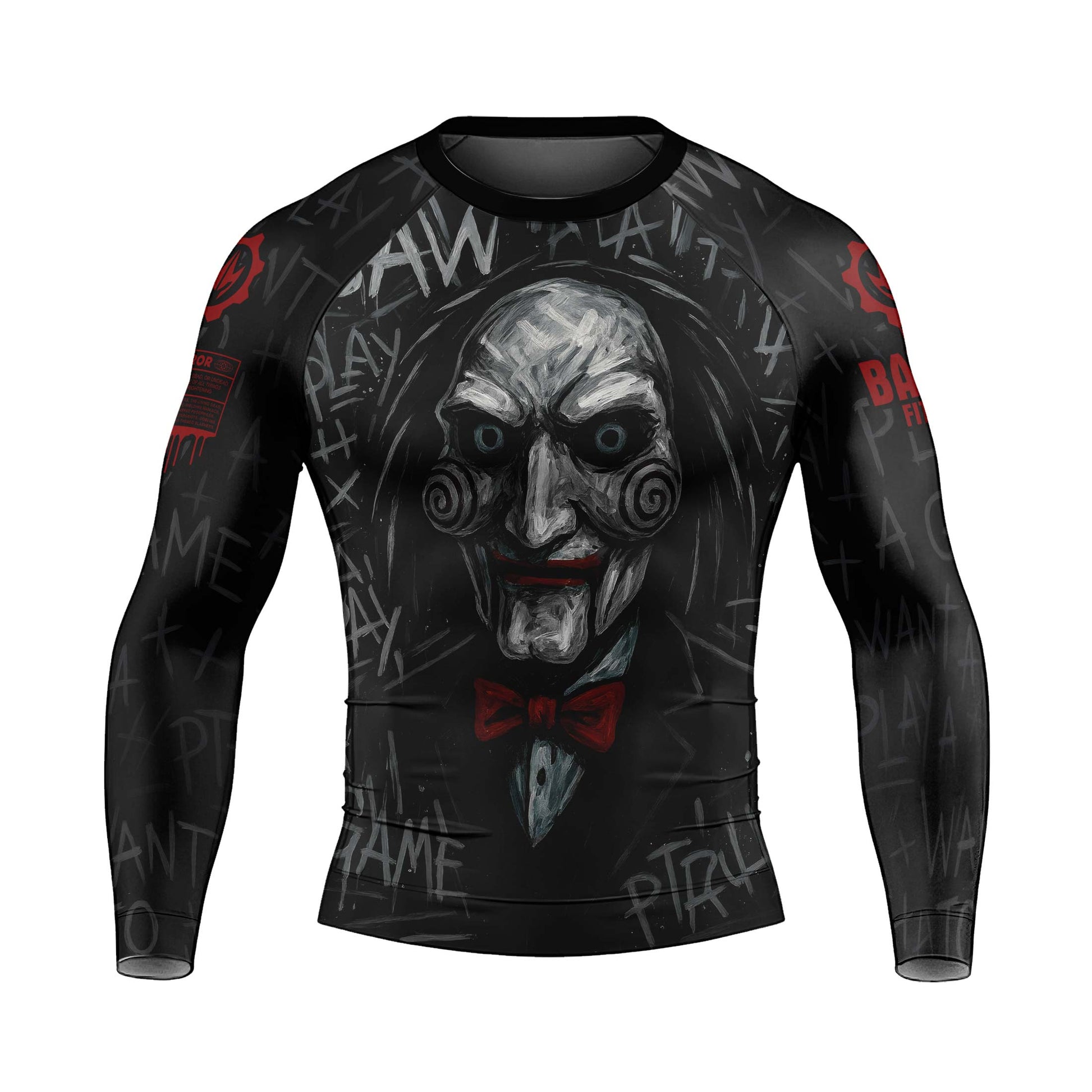Jigsaw Game Men's Long Sleeve Rash Guard
