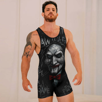 Jigsaw Game Wrestling Singlets