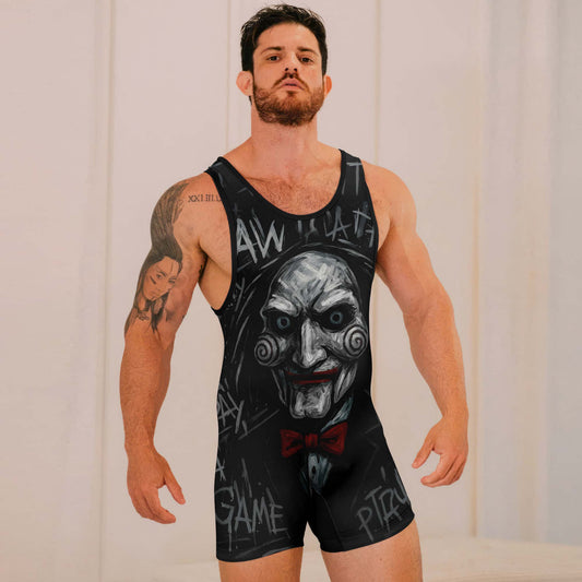 Jigsaw Game Wrestling Singlets