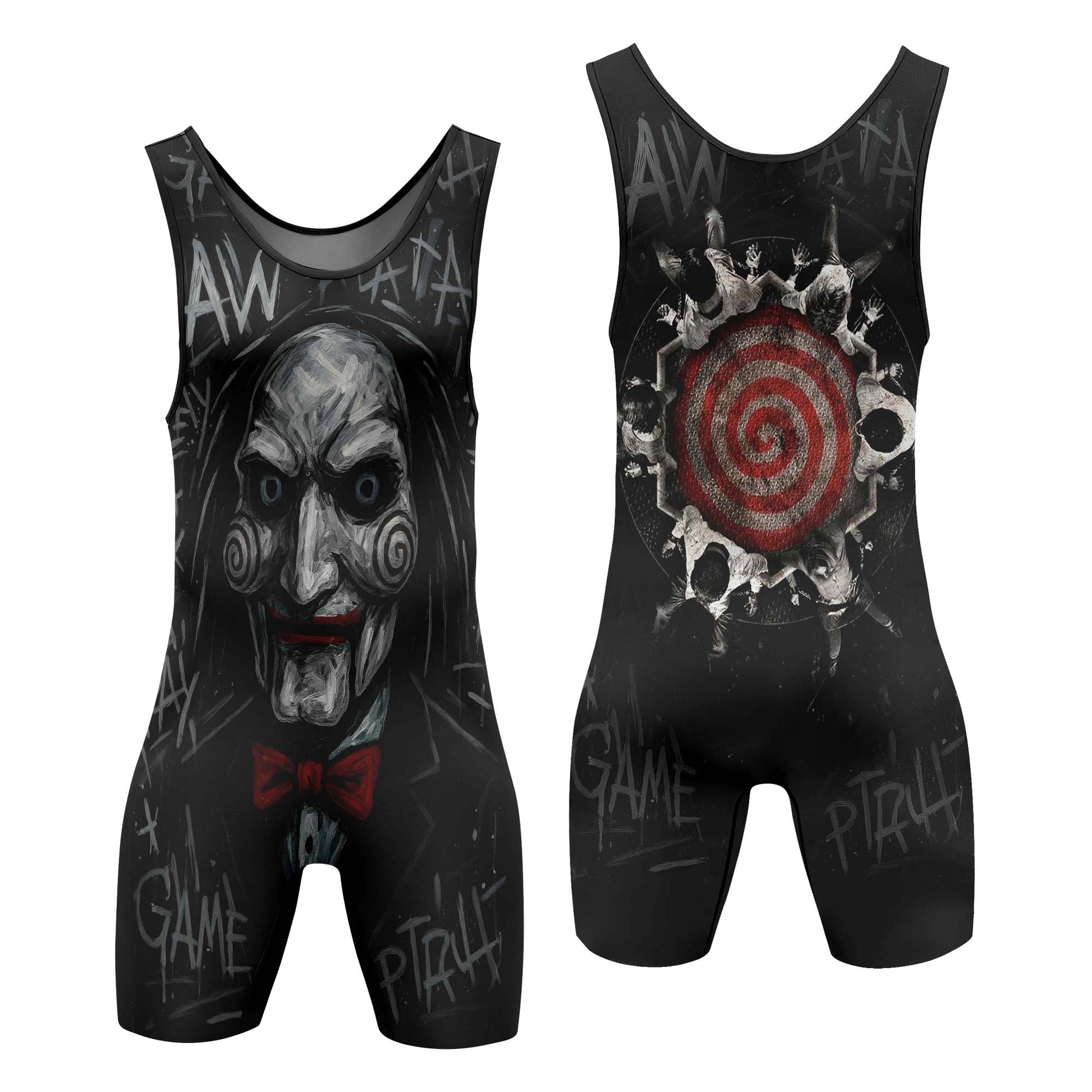 Jigsaw Game Wrestling Singlets