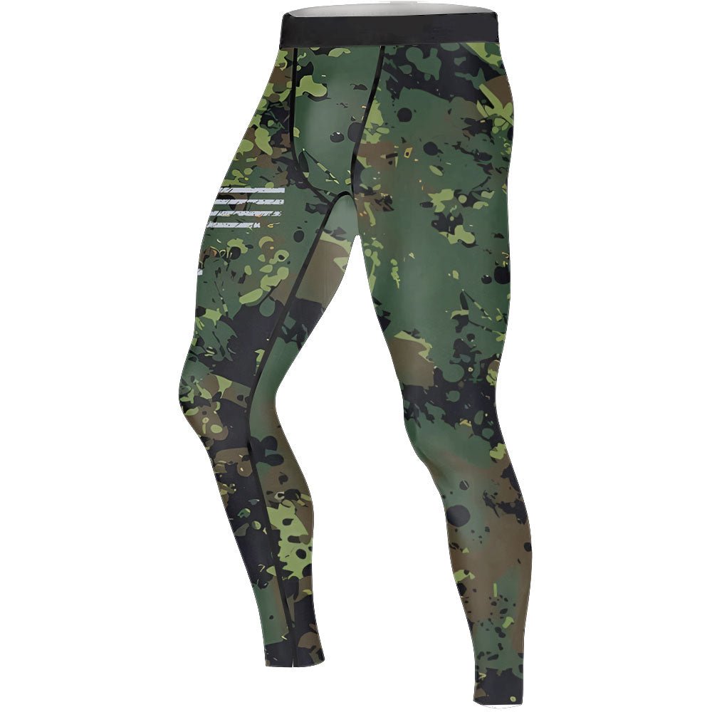 Jungle Army Men's Compression Leggings - BattleFitGear