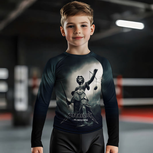 Justice for All Kids Rash Guard