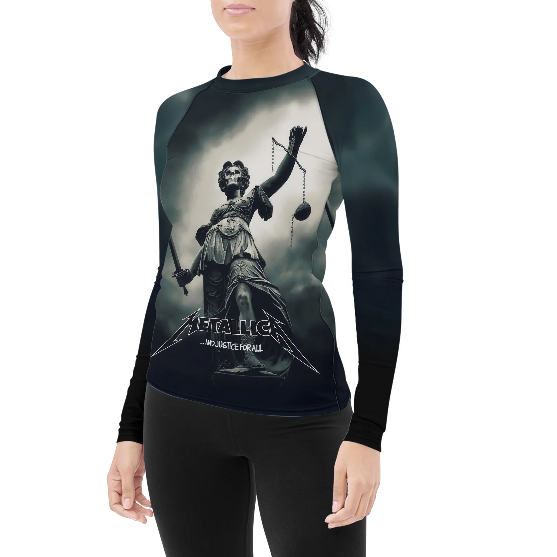 Justice for All Women's Long Sleeve Rash Guard