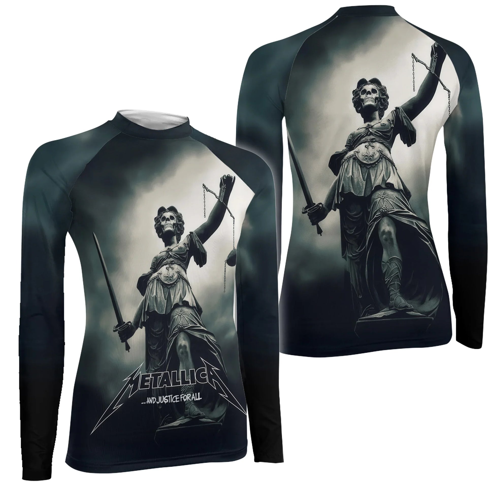 Justice for All Women's Long Sleeve Rash Guard