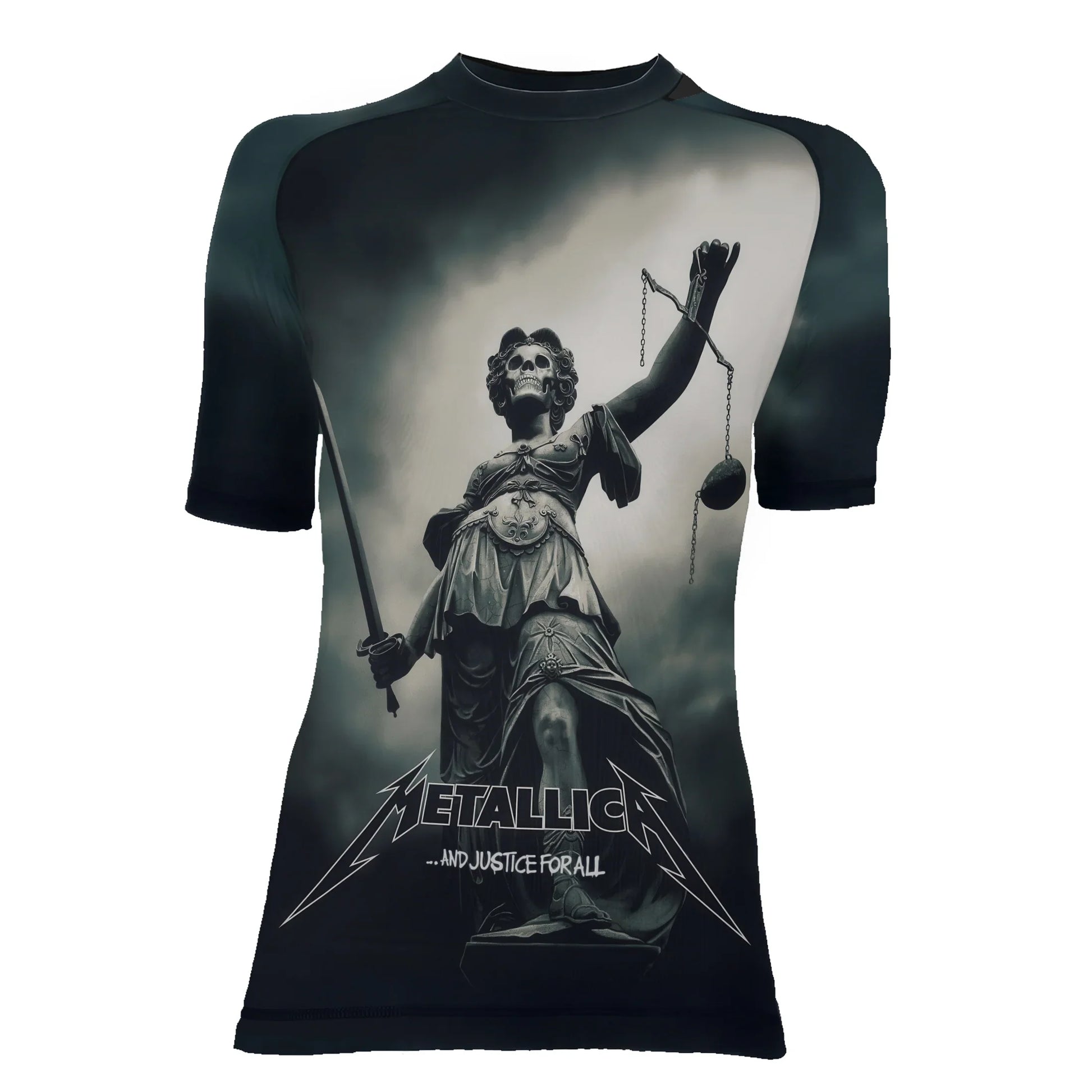 Justice for All Women's Short Sleeve Rash Guard