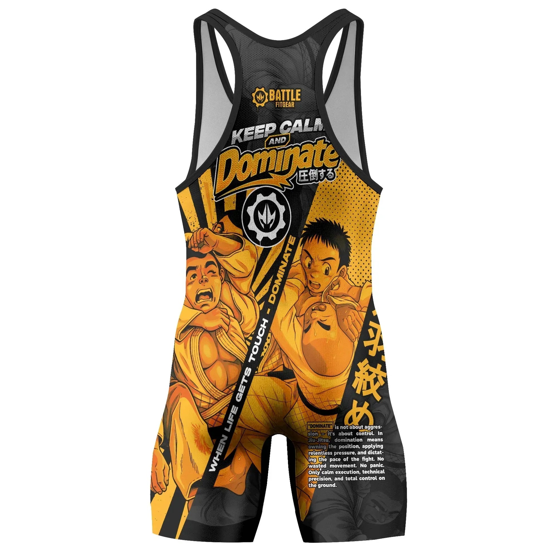 Keep Calm Dominate Wrestling Singlets