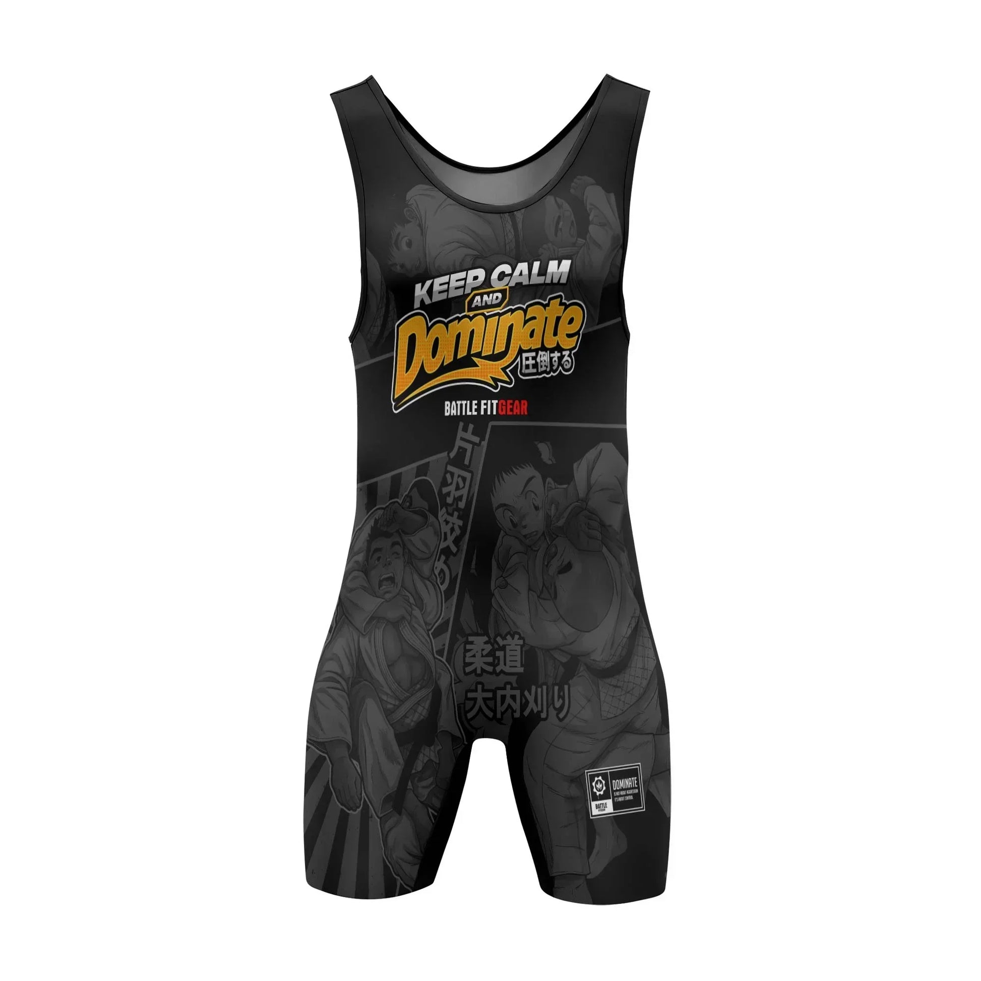Keep Calm Dominate Wrestling Singlets